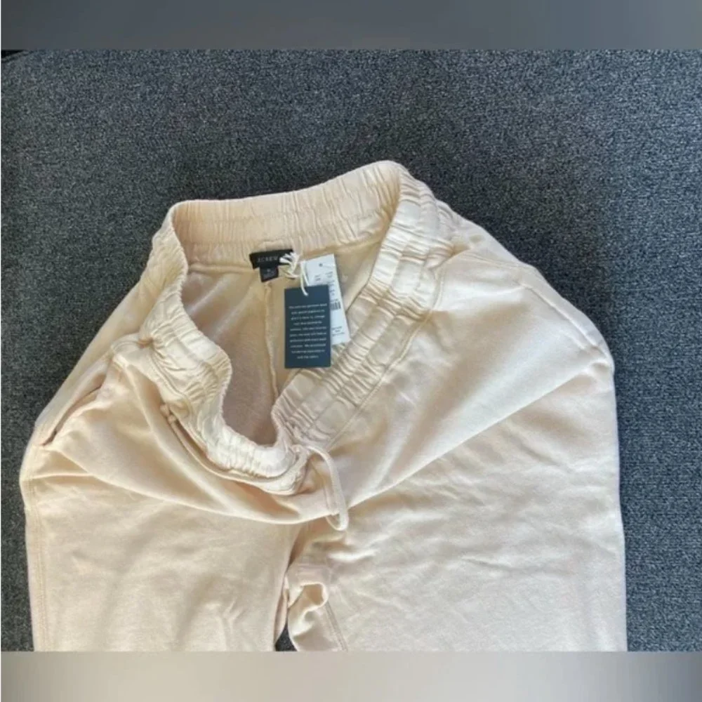 NWT JCREW Magic Rinse jogger pant in dusty Ivory